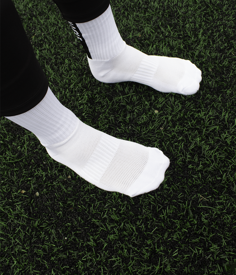 Performance Crew Socks (White)