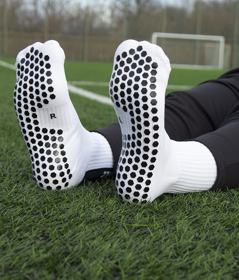 Performance Grip Socks (White)