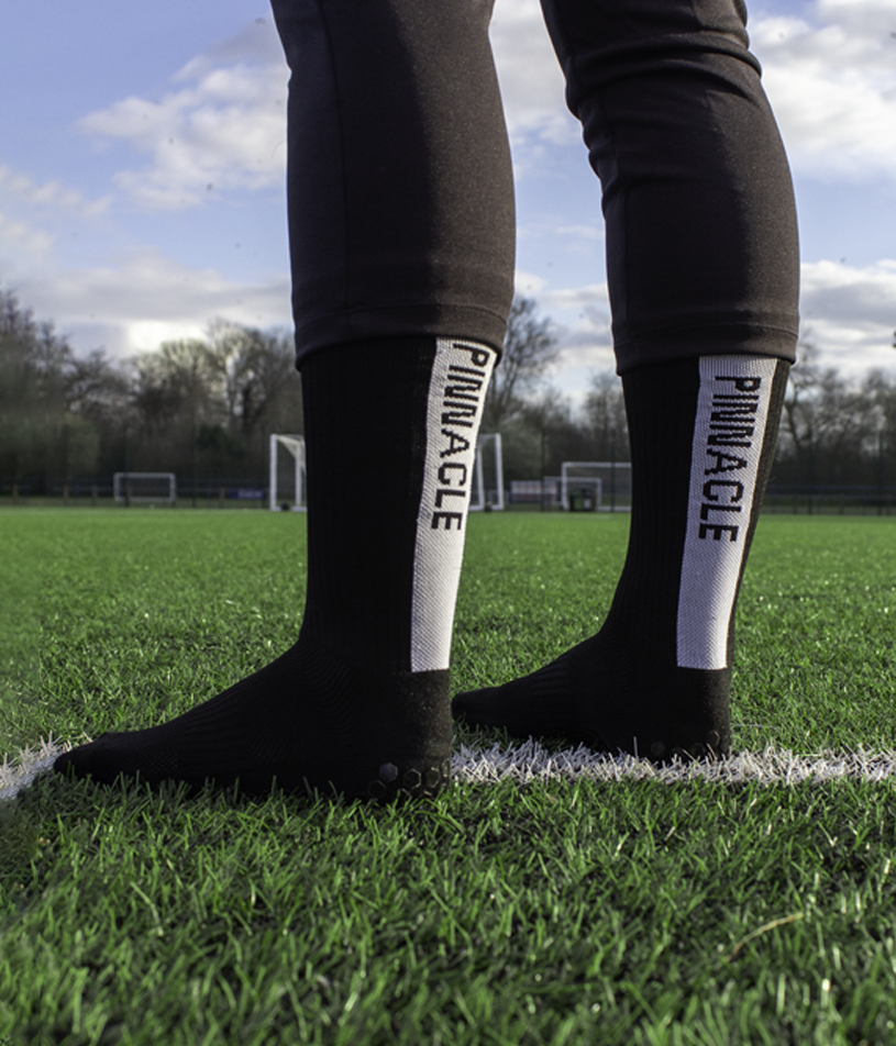 Long Football Grip sock Black